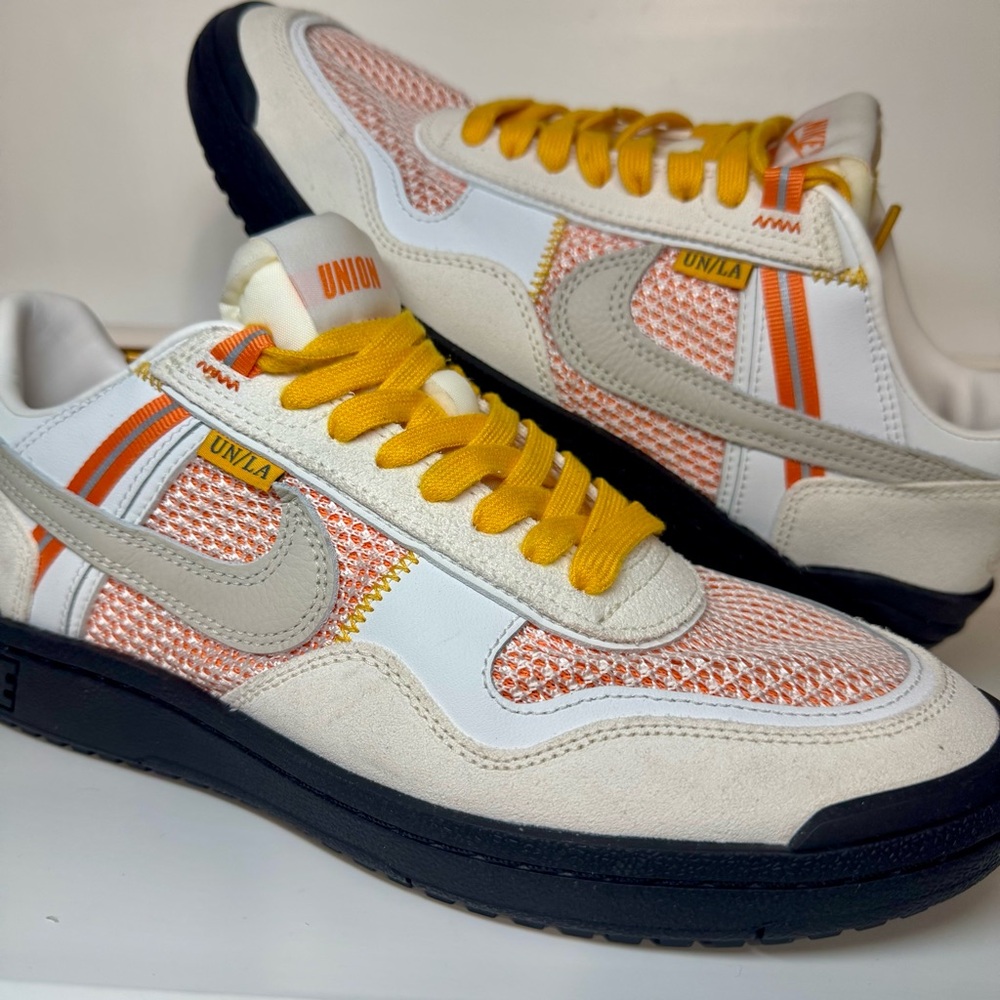 Nike x Union LA Field General Ivory Orange Men’s 10 Yellow Laces New w/o Box
